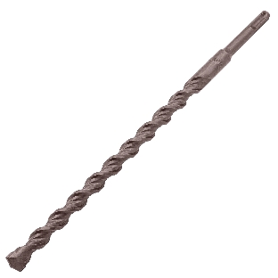 Бур по бетону Denzel двойная спираль, Cobalt W-tip, 16x310 мм, SDS PLUS