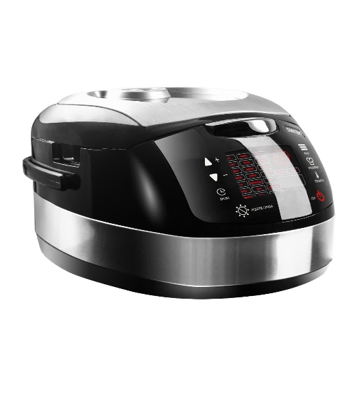 Мультиварка Centek CT-1472 Ceramic черный/сталь, 860 Вт, 5.0 л, LED, 21 программа