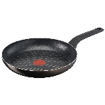 Сковорода Tefal Easy Plus 04237924 круглая 24см ручка несъемная (с крышкой) черный (9100054100), фото2