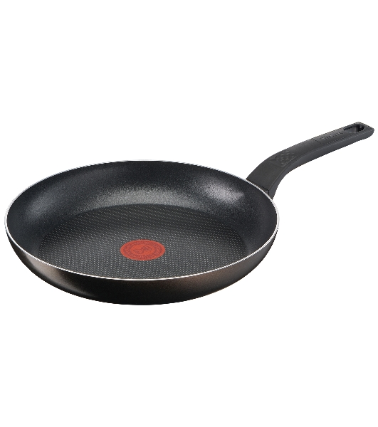 Сковорода Tefal Easy Plus 04237924 круглая 24см ручка несъемная (с крышкой) черный (9100054100)