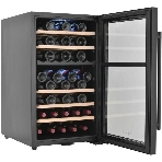 Винный шкаф ZÜGEL ZCWF521DB черный, 127 л, 2 отсека, 52 бут., класс A+, фото7