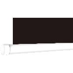 Настенный экран Lumien Master Picture CSR 195x276см (раб.область 150х266 см) (120') Matte White черная кайма по периметру, механизм плавного возврата, возможность потолочн./настенного крепления (белый корпус) 16:9, фото3