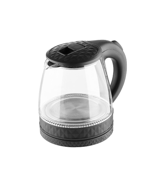 Чайник электрический Homestar HS-1053 1.2 л, стекло/пластик, черный