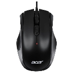 Мышь проводная Acer OMW020 черный, 1600 dpi, USB, кнопки - 4, фото 1