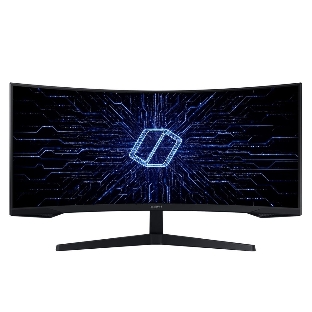 Монитор 34' Samsung Odyssey G5 C34G55TWWI VA 3440x1440, 165 Гц, 1 мс, 21:9, 250 кд/м2, 1xHDMI, 1xDP, изогнутый, черный
