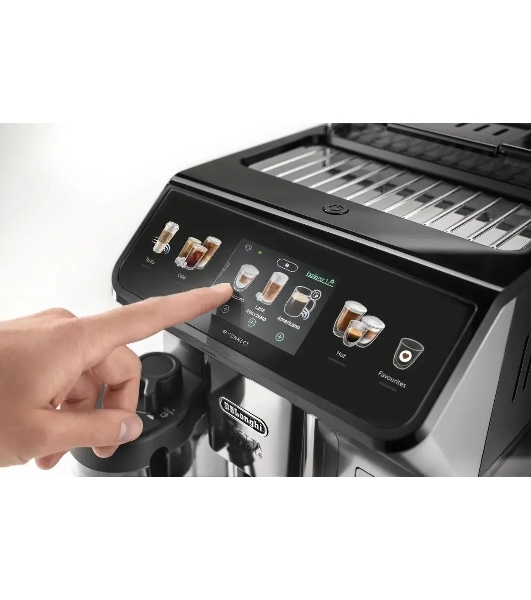 Кофемашина автоматическая DeLonghi Eletta Explore ECAM450.65.S серебристый, исп. кофе - зерновой/молотый, 1.8 л, 1450 Вт, 19 бар