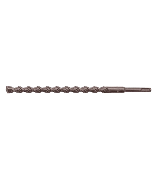 Бур по бетону Denzel двойная спираль, Cobalt W-tip, 16x310 мм, SDS PLUS
