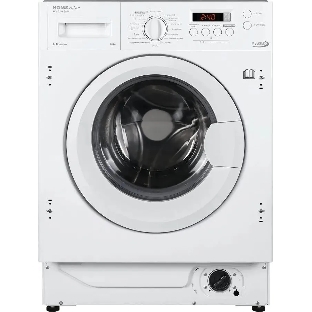 Стиральная машина встраиваемая HOMSair WMB1486WH белый, загрузка фронтальная 8 кг, 1400 об/мин, класс A