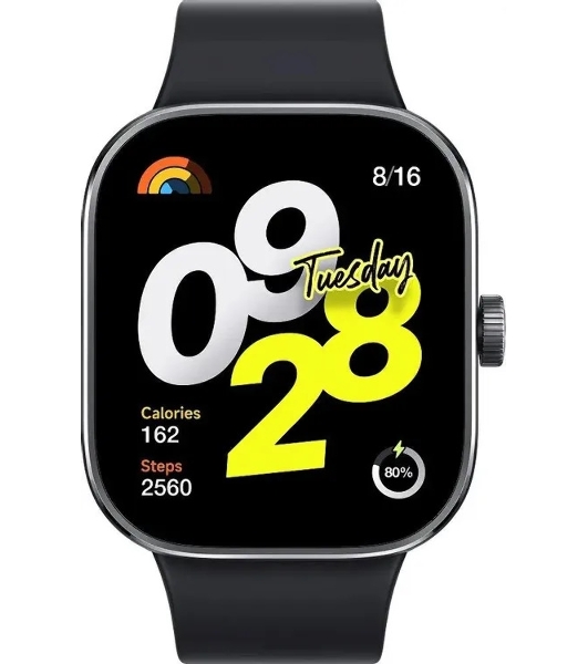 Умные часы Redmi Watch 4, 1.97', AMOLED, Bluetooth, NFC, WR50, черный