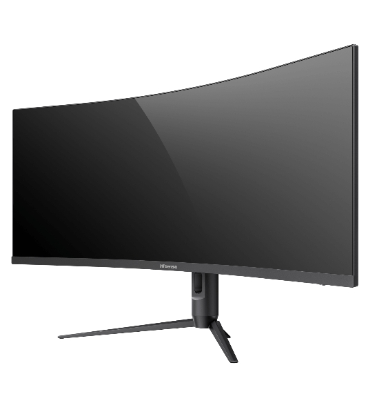 Монитор Hisense/ 34'/3440x1440, изогнутый, VA/ELED, 21:9, матовое/антибликовое, 240Гц, время отклика 1мс, 320кд/м2, 3000:1, встроенные колонки 2*3Вт, HDR 400, DisplayPort,  HDMIх2, разъем для наушников 3.5мм, rotatable lifting