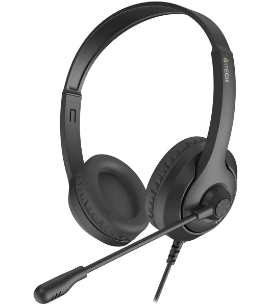Гарнитура A4Tech Fstyler FH100U чёрный, проводная