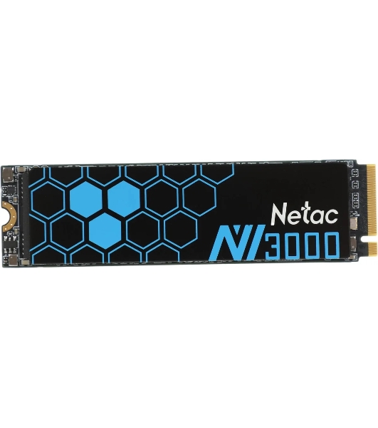 Накопитель SSD Netac NV3000, 250Gb, PCIe 3.0 x4, M.2 2280, NVMe, R/W 3000/1400