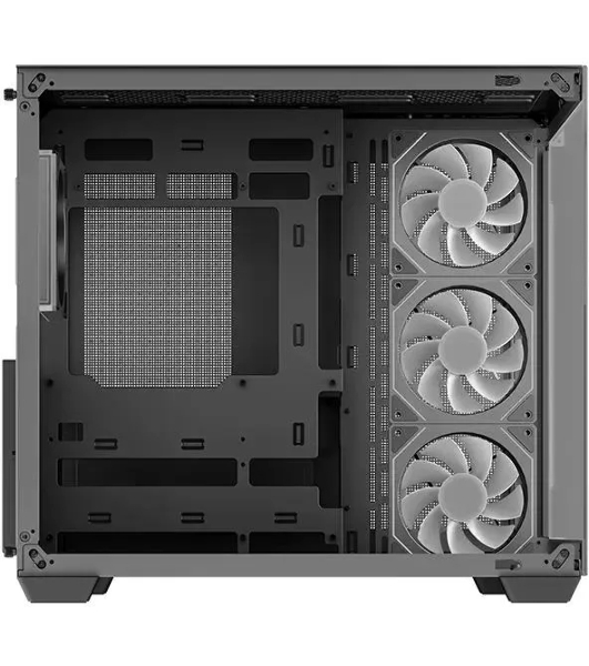 Компьютерный корпус Deepcool CG530 4F черный без БП ATX 2x120мм 2x140мм 2xUSB 2.0 1xUSB 3.0 audio bott PSU
