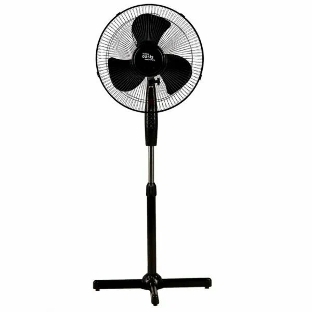 Вентилятор Oasis VF-50PB чёрный, напольный, 50 Вт, 3 скорости, 36 см (4 шт. в коробке)