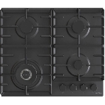 Газовая варочная панель Gorenje GW642SYB, 4 конфорки, эмалированная сталь, черный, фото 1