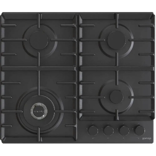 Газовая варочная панель Gorenje GW642SYB, 4 конфорки, эмалированная сталь, черный