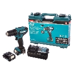 Дрель-шуруповерт Makita DF333DWAE, 12 В, 2 Ач, 30 Нм, щеточный, фото2
