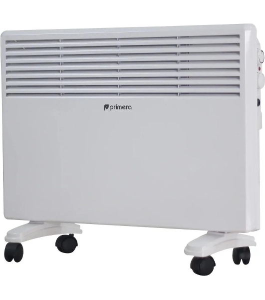 Конвектор электрический Primera PHP-1500-MXB, белый, 1500 Вт, 20 м2, термостат