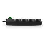 Сетевой фильтр SVEN SF-08E-16 5,0 м (8 розеток с защитными шторками,16А) черный, цветная коробка SV-021726, фото3
