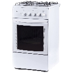 Плита газовая Flama RG 24019 белый, конфорок 4 шт, духовка 50 л, 50 см x 85 см x 60 см, фото 1
