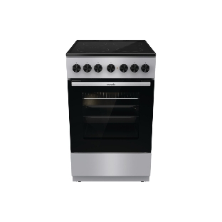 Плита электрическая Gorenje GEC5B41SG серый, конфорок 4 шт, духовка 62 л, 50 см x 85 см x 59.4 см