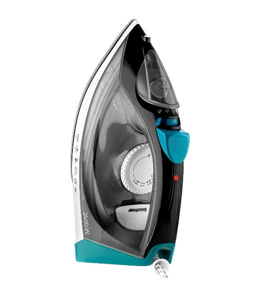 Утюг BRAYER BR4008 серый/зеленый, 2400 Вт, 25 г/мин, 140 г/мин, 330 мл