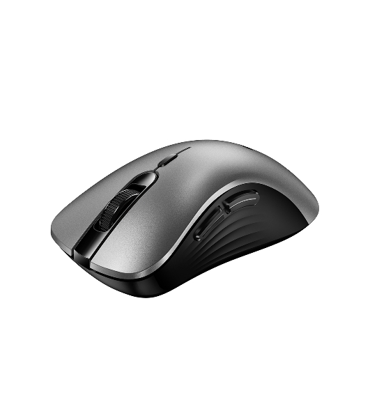 Мышь беспроводная Genius Ergo 8100S AI серебристо-серый, 1600 dpi, радиоканал, USB, кнопки - 6