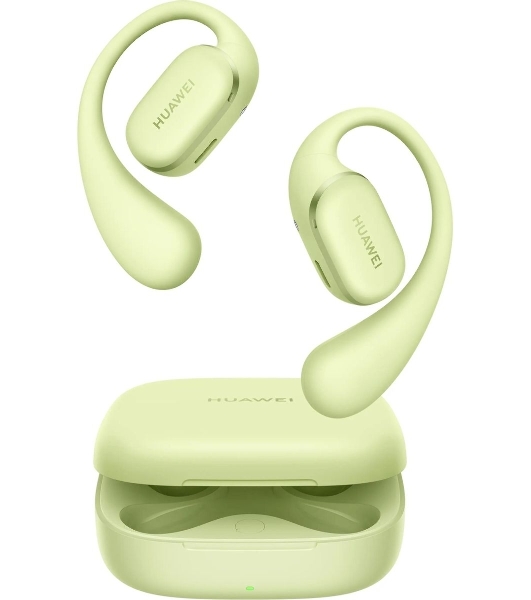 Наушники TWS Huawei FreeArc (Moose-T00) зеленый, открытые (накладные с дужкой), Bluetooth, до 7 ч