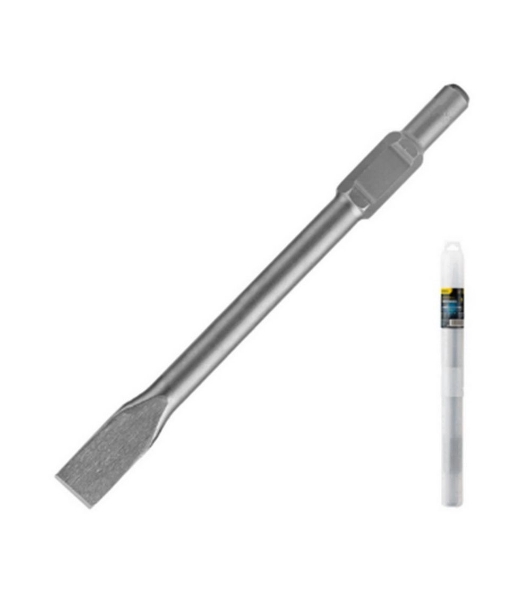 Долото плоское Deli DH-HBZ35410-E1 HEX30, 30x410x35мм, 40Cr