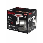 Мясорубка электрическая Sakura SA-6425G Premium серый, 2400 Вт, 2.5 кг/мин, реверс, защита от перегрузки, металлический лоток, насадки - 5, фото2