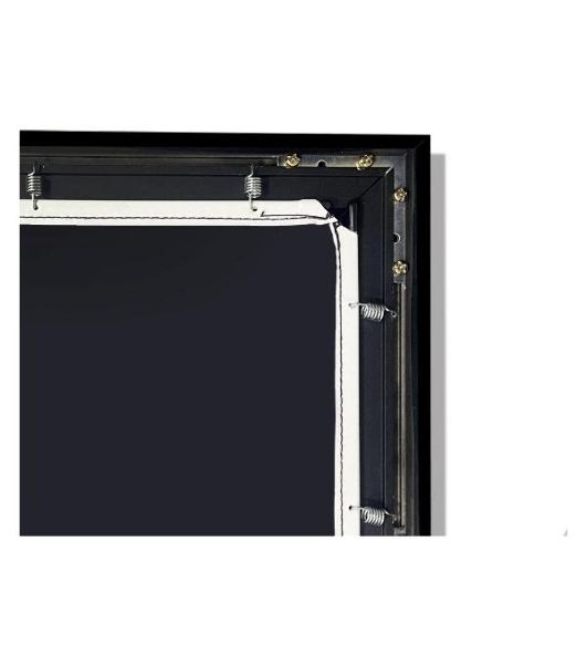 Экран для проектора S'OK SCFRV-332x186 150' 16:9 на бархатной раме, PS White, черная рама