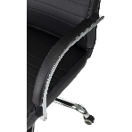 Кресло руководителя Бюрократ T-8010SL/BLACK черный, искусственная кожа, крестовина хром, фото7