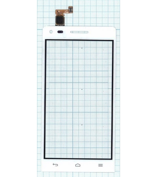 Сенсорное стекло (тачскрин) для Huawei Ascend G6, белое