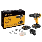 Дрель-шуруповерт Deko Banger 20V ONE, 20 В, 1,5 Ач, 18 Нм, щеточный, фото 1