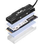 Комплект охлаждения M.2 SSD, ARGb, G560TP03ARGb010 Комплект охлаждения M.2 SSD cooling kit with ARGb lighting, фото2