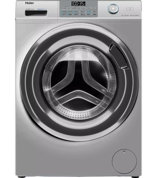 Стиральная машина Haier HW60-BP12959BSE серебристый, загрузка фронтальная 6 кг, 1200 об/мин., класс: A+++