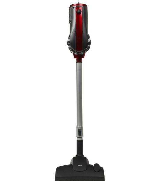 Пылесос вертикальный Centek CT-2561 красный/черный, питание от сети, 150 Вт, уборка сухая, пылесборник 0.5 л