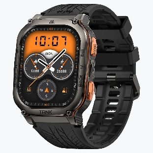 Умные часы KOSPET Tank M3 Ultra, 1.96' AMOLED, Bluetooth 5.0, GPS, IP69K, черный