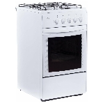 Плита газовая Flama RG 24019 белый, конфорок 4 шт, духовка 50 л, 50 см x 85 см x 60 см, фото2