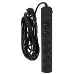 Сетевой фильтр Ippon BK-6-EU-5-10-B 5 м, 6 розеток, черный, коробка, фото2