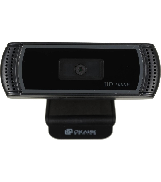 Веб-камера OKLICK OK-C013FH 1920x1080, 30 кадр/с, USB Type-A, микрофон (шумоподавление), универсальное крепление