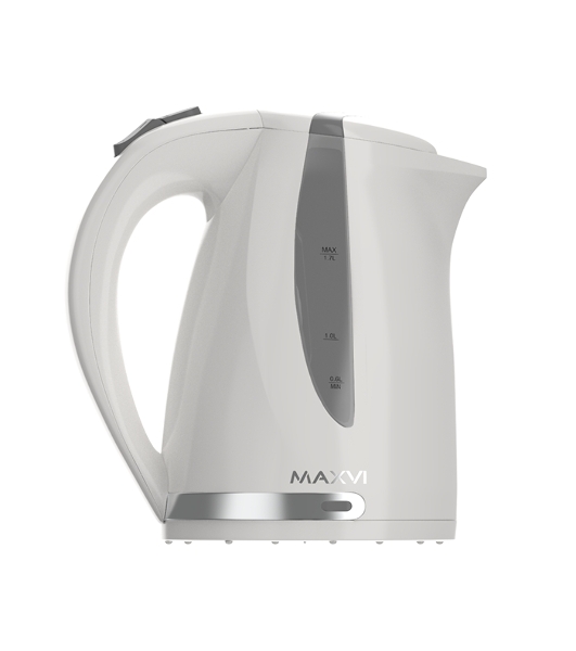 Чайник электрический Maxvi KE1701P белый/серый