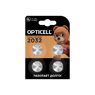 Батарея Opticell Specialty 2032 CR2032 (4шт) блистер