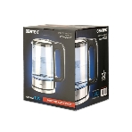 Электрочайник Centek CT-0032 прозрачный, 1.7 л, 2200 Вт, скрытый нагревательный элемент, фото2
