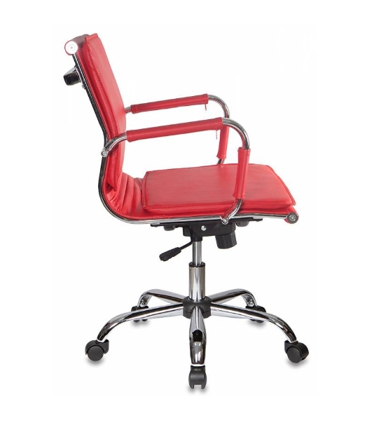 Кресло Бюрократ CH-993-Low/Red красный, экокожа