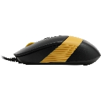 Комплект клавиатура+мышь A4Tech FStyler F1110 проводной, USB, 2000 DPI, чёрный/жёлтый, фото9