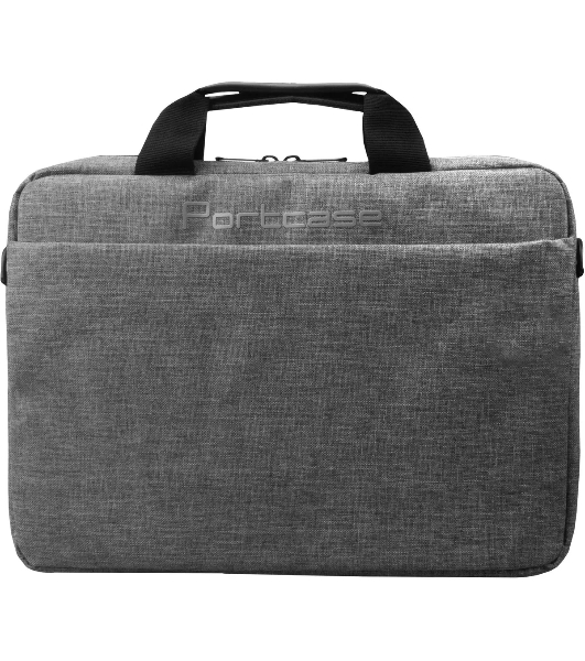 Сумка для ноутбука 14' Portcase KCB-1614 серый нейлон/полиэстер (KCB-1614 GREY)
