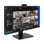 Монитор 23.8' ExeGate SuperView EA2400A IPS 1920x1080, 75 Гц, 5 мс, 16:9, 250 кд/м², HDMI 1.4, VGA, веб-камера (2 Мп), 3.5 мм, черный, фото 1