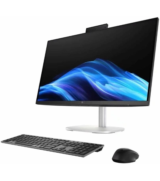 Моноблок HP EliteStudio 8 G1i 27' QHD U7 265 32Gb SSD1Tb RTX5060 8000Mb без ОС GbitEth WiFi BT клавиатура мышь Cam серебристый 2560x1440