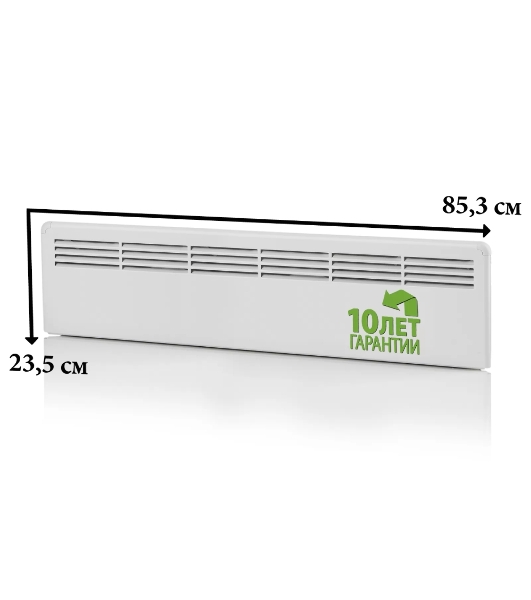 Конвектор электрический Ensto FinnHeat MINI EPHBMM05PR белый, 500 Вт, 8 м2, механический термостат
